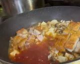 とーちゃんのローストチキンのパスタ作り方6写真