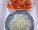 冷やし豚キムチうどん・冷タレぶっかけ作り方3写真
