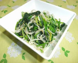 サラダ感覚☆ほうれん草ともやしのナムル作り方5写真