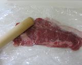 お安いお肉も柔らかくなる♡ビーフカツ♡作り方1写真