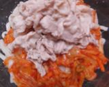 冷やし豚キムチうどん・冷タレぶっかけ作り方9写真