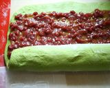 ♡HB♡抹茶と小豆の米粉パン作り方8写真