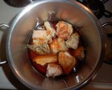 鶏肉と白菜の煮物作り方4写真