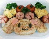 サンリオキャラ弁 シナモンロール モカ★作り方3写真
