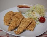 ささみの胡麻フライ作り方4写真