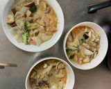 ゴロゴロ野菜と魚肉ソーセージ梅味噌炒煮風作り方15写真