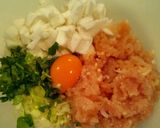 鶏挽き肉とはんぺんの磯辺揚げ作り方1写真