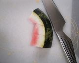 すいかの皮のごま油和え作り方1写真