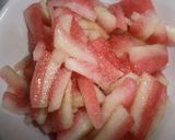すいかの皮のごま油和え作り方3写真