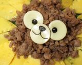 チーズでワンポイント☆ダッフィーキャラ弁作り方3写真