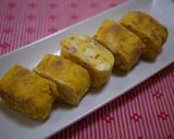 お弁当に☆チーズ入りたまご焼き作り方4写真
