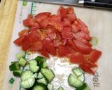 簡単！さっぱりトマトサラダ★作り方1写真