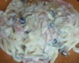 うどんカルボナーラ作り方21写真