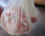 長芋と豚肉のさっぱり梅味レンジ蒸し作り方1写真