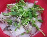 長芋と豚肉のさっぱり梅味レンジ蒸し作り方3写真