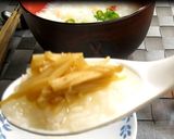 干し貝柱と鶏ガラで作る中華粥♪作り方8写真