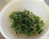エビとルッコラの花のかき揚げ作り方1写真