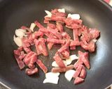 男子大好き♡焼肉ピラフ作り方1写真