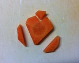 お弁当に♥型がなくてもハートにんじん♥作り方2写真
