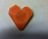 お弁当に♥型がなくてもハートにんじん♥作り方3写真