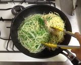 水菜とツナのパスタ作り方4写真