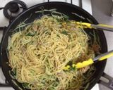 水菜とツナのパスタ作り方5写真