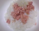 シーチキンの混ぜご飯・ハム卵焼きのせ作り方4写真