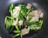 アスパラとベーコンの豆腐クリームパスタ作り方5写真