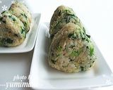 まびき菜の混ぜおにぎり作り方4写真
