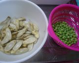 *新ごぼうとグリーン豆の味噌チーズ*作り方1写真