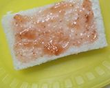 ＊ラップサンドdeくまちゃん＊作り方1写真