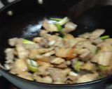 台湾料理~回鍋肉と青葱の醤油炒め作り方4写真