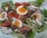 これはうまい！！ゴマ味のパスタサラダ♪作り方4写真