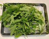 さっぱり！鶏もも肉と水菜の塩レモン炒め作り方2写真