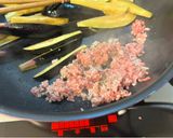 ナスと万願寺とうがらしの辛味噌炒め。作り方2写真