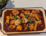 簡単！鶏むね肉のケチャップとソース煮作り方3写真