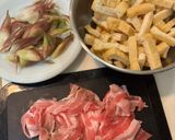 みょうが油揚げと豚バラの卵とじ作り方1写真
