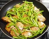鶏もも肉とニンニクの芽のチリソース♪作り方10写真