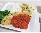 鳥ムネ肉のイタリア～ンなパン粉焼き作り方3写真