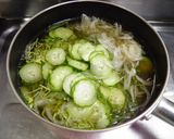 冷たい!サラダ味噌汁♪作り方5写真