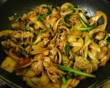 ■卵でまろやか旨い！豚肉とキムチの卵とじ作り方5写真