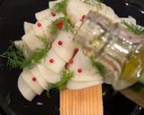 クリスマスツリーかまぼこ　　もみの木板作り方5写真