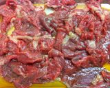 簡単！牛肉さっぱりシソ大根巻き巻き☆作り方1写真