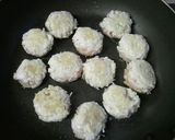 簡単ヘルシー◇えのき入り鶏団子あんかけ作り方3写真