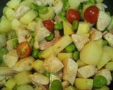 鶏ムネ肉とそら豆のクレイジーソルト炒め作り方4写真