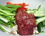 韓国料理ー鶏の酢コチュジャン和え作り方4写真