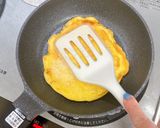 ライスペーパーピザ♪パジルベーコンチーズ作り方7写真