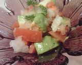アボカドと岩海苔（海苔の佃煮）の和えもの作り方8写真