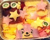 手作りパンのサンドイッチキャラ弁当作り方5写真