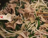 簡単！豚肉ともやしとニラの中華焼きそば♪作り方3写真